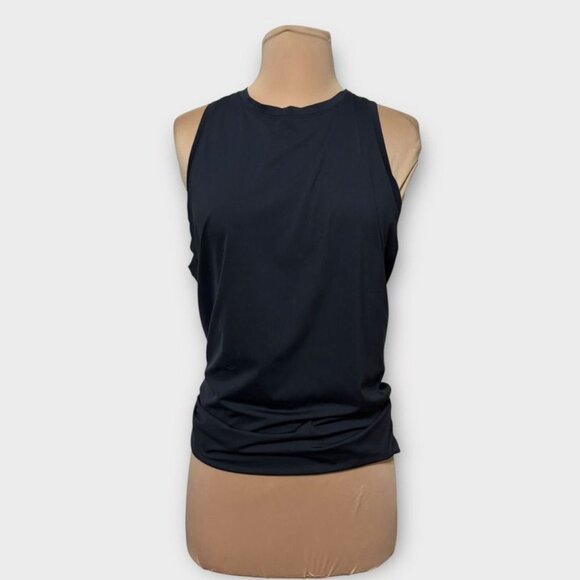 Lululemon All Tied Up Tank Top 8 Black Vitasea Open Back Tie Back - Picture 3 of 6
